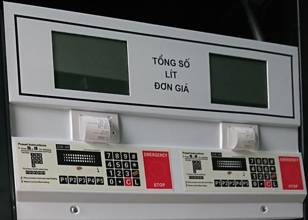 máy in biên lại cột bơm xăng dầu